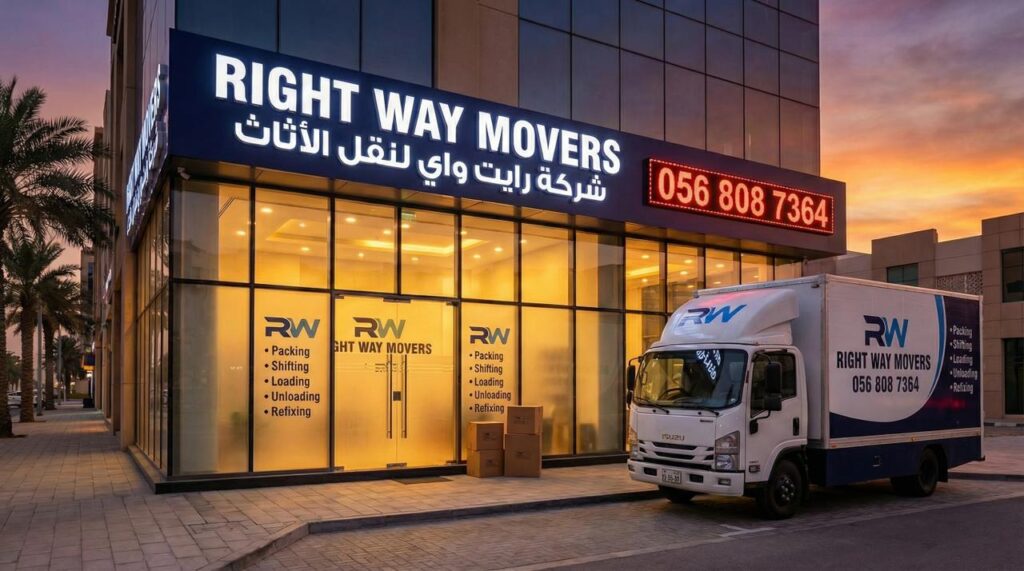 RIght Way Furniture Movers in Dubai