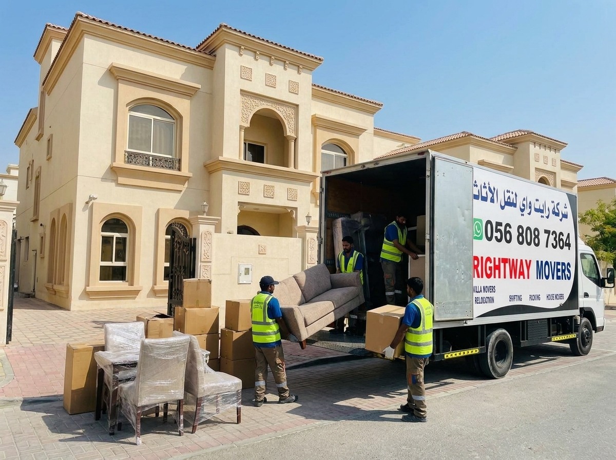 Movers In Ajman 3 Furniture movers in Ajman wrapping items